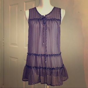 Faded Glory Boho Sleeveless Top